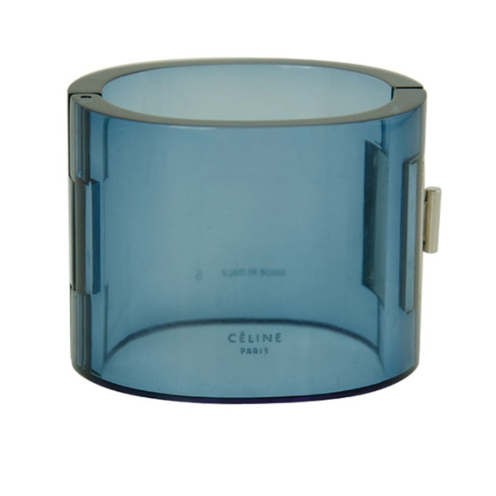 Celine Blue Lucite Cuff-Small - Picture 2 of 14